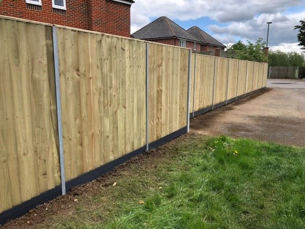 Durapost fencing in Abingdon (new angle)